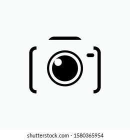 Camera Icon - Vector, Sign and Symbol in Line Art Style for Design, Presentation, Website or Apps Elements.