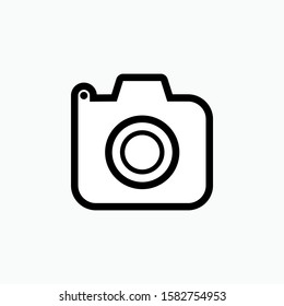 
Camera Icon - Vector, Sign and Symbol in Line Art Style for Design, Presentation, Website or Apps Elements.