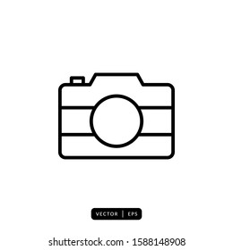 Camera Icon Vector - Sign or Symbol