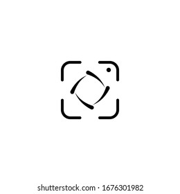 Camera Icon - Vector, Sign and Symbol in Line Art Style for Design, Presentation, Website or Apps Elements. Logo for photography. 