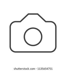 Camera icon vector icon. Simple element illustration. Camera symbol design. Can be used for web and mobile.