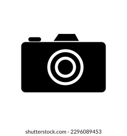 Camera icon vector. Simple camera sign illustration on white background..eps