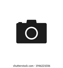 Camera icon vector. Simple technology sign