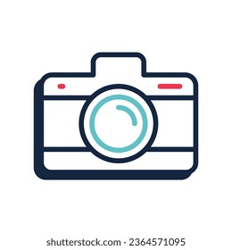 Camera icon vector stock illustration