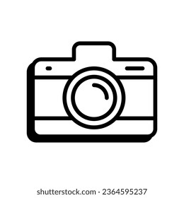 Ilustración del vector de la cámara