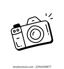 Camera icon vector stock illustration