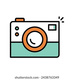 Camera icon vector stock illustration