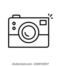 Camera icon vector stock illustration