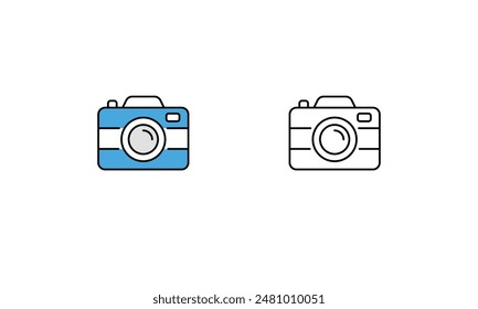 Camera Icon Vektorgrafik Stock Illustration.