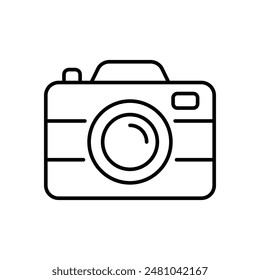 Camera Icon vector stock illustration.