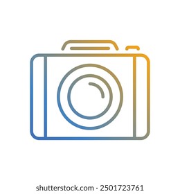 Camera icon vector stock illustration