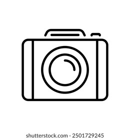 Camera icon vector stock illustration