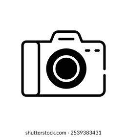 Camera icon vector stock illustration