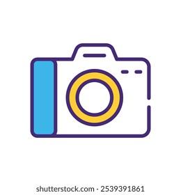 Camera icon vector stock illustration