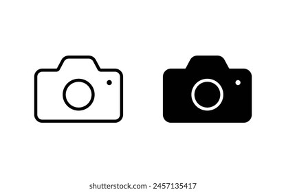 camera icon vector, camera symbol icon 