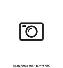 camera icon vector symbol template