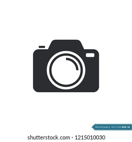 Camera Icon Vector Template