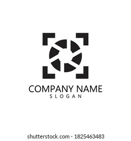 Camera icon vector template illustration design