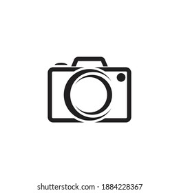 Camera icon vector template illustration design