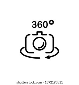 camera icon vector template trendy