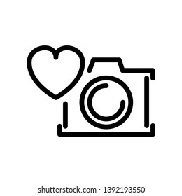 camera icon vector template trendy