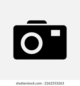 Camera icon vector for web, computer and mobile app trendy style illustration on white background..eps