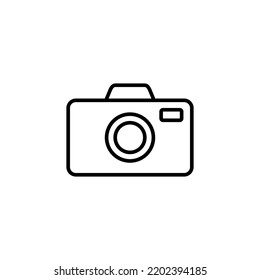 Camera icon vector for web and mobile app. photo camera sign and symbol. photography icon.