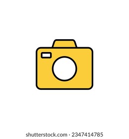 Camera icon vector for web and mobile app. photo camera sign and symbol. photography icon.