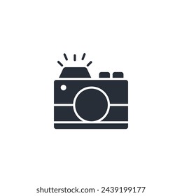 Camera icon. vector.Editable stroke.linear style sign for use web design,logo.Symbol illustration.