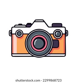 Camera icon vintage vector illustration