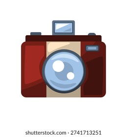 Camera icon, vintage camera vector illustration, camera clip art, camera clip art, photography clip art
