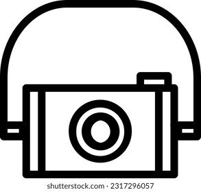 Icono de cámara: Representación visual de una cámara, representación de la fotografía, captura de momentos o indicación de la disponibilidad de una función de cámara