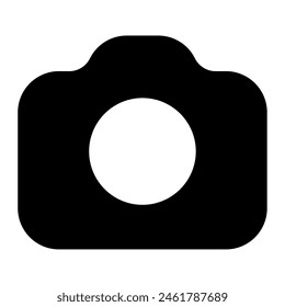 Camera icon for web, app, infographic