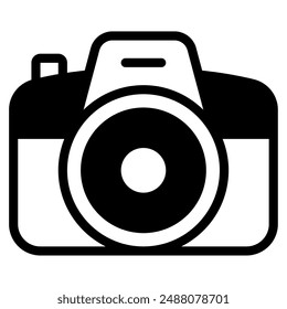 Camera icon for web, app, infographic, etc