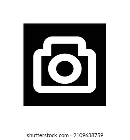 camera icon, web icon, button vector illustration