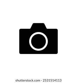 Camera icon web design in vector