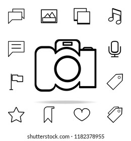 camera icon. web icons universal set for web and mobile on white background
