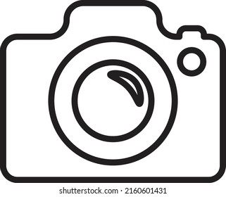 camera icon with white background