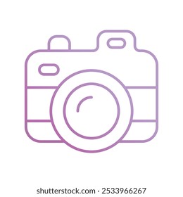 camera icon with white background vector stock illustration