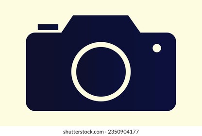 Camera icon for your design, easily editable camera icon, vector art illustration