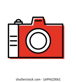 Camera icon for your design, pamflet, infographic, and commercial needs