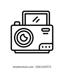 camera icon for your website, mobile, presentation, and logo design.