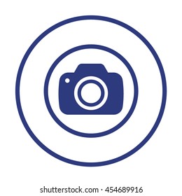  Camera  icon.Flat design.