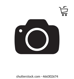  Camera  icon.Flat design.