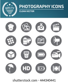 Camera icon,Photography icon set,vector