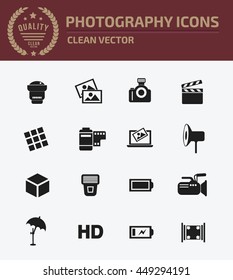 Camera icon,Photography icon set,vector