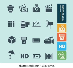 
Camera icon,photography icon set,vector