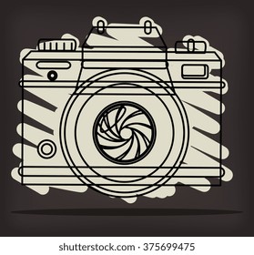 Camera Icons Design Stock Vector (Royalty Free) 375699475 | Shutterstock