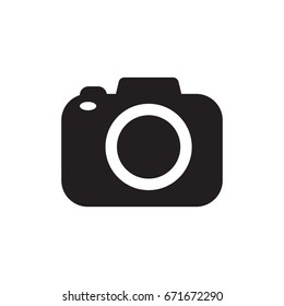 Camera icons. isolate on white background.