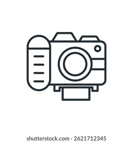 camera icons isolated on White Background. Flat style design